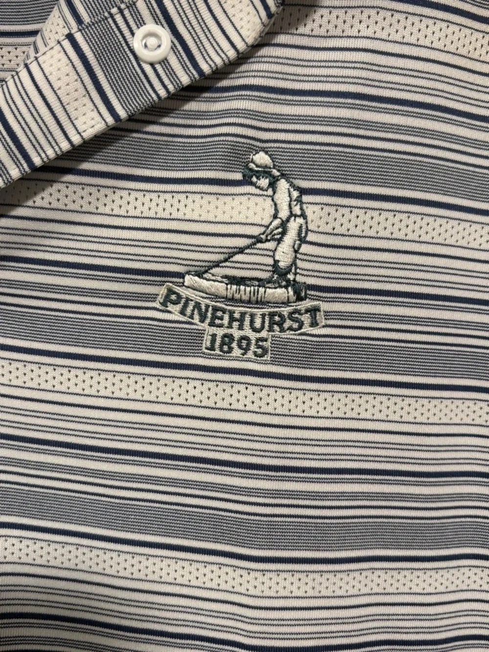 adidas Men's Striped Polo in Light grey, black & White